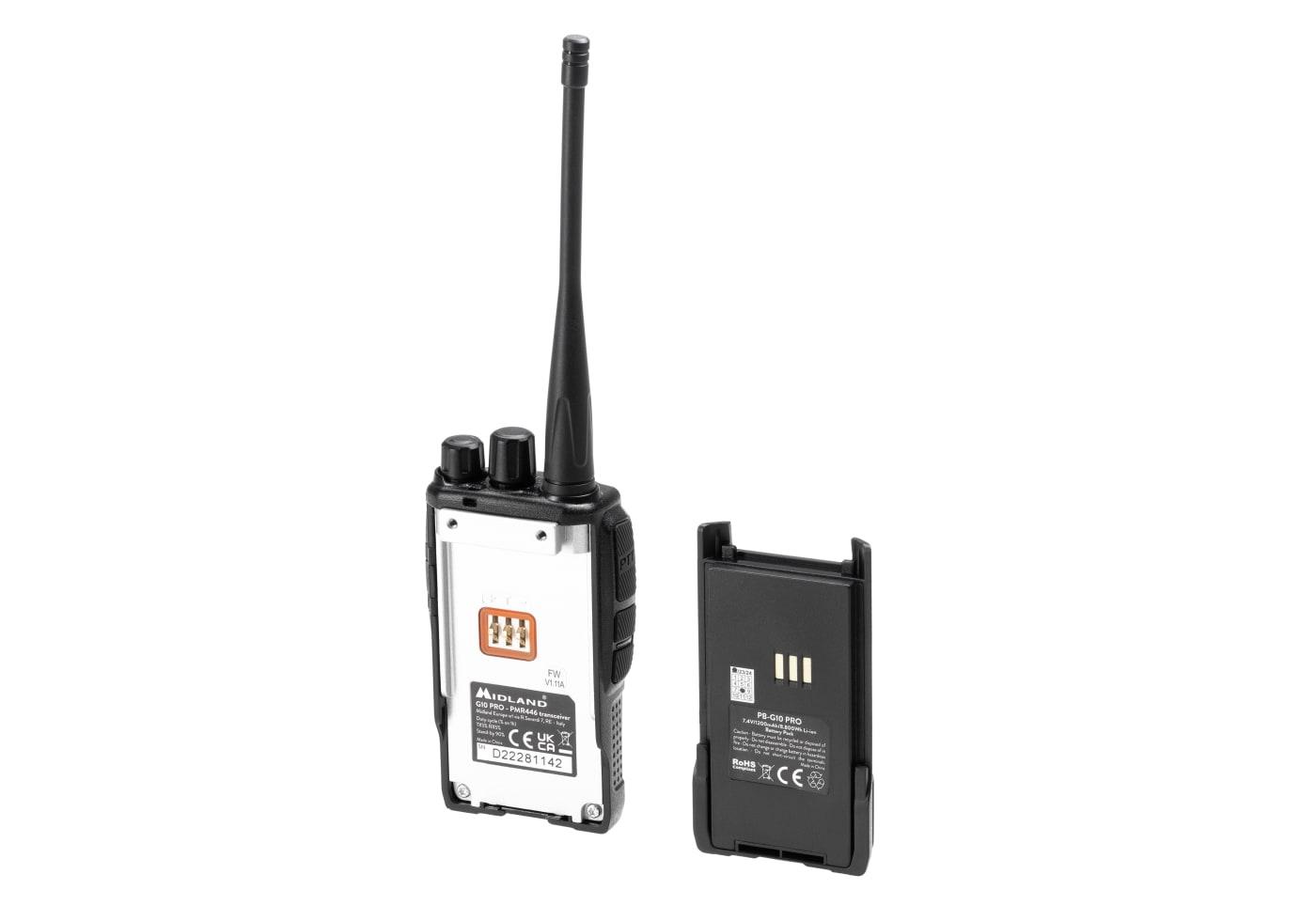 Midland G10 Pro PMR446 inkl Standlader