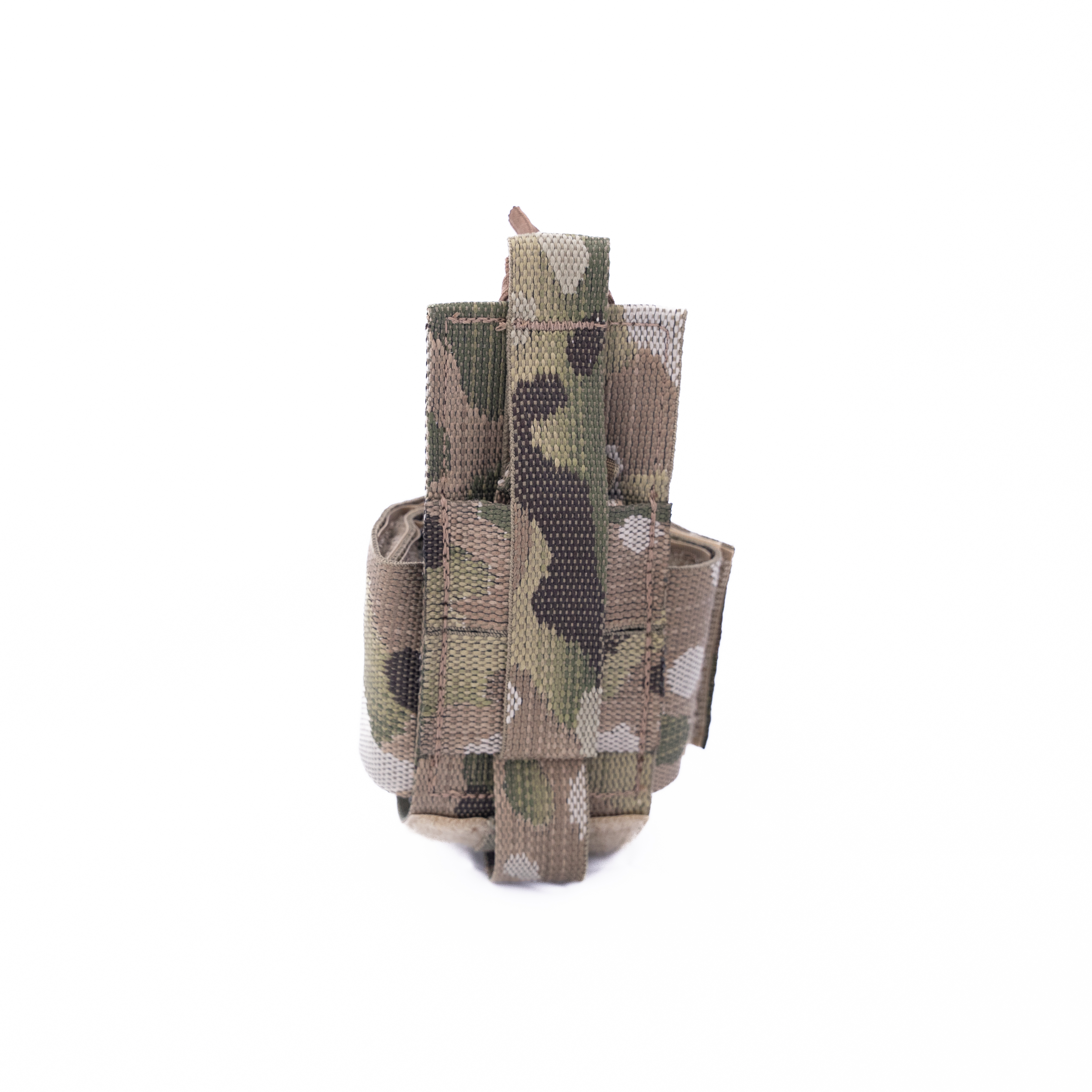 Funkgerätetasche klein PA017-2 Tarnfarbene Airsoft Magazintasche, senkrecht ausgerichtet, mit MOLLE-Befestigungssystem.