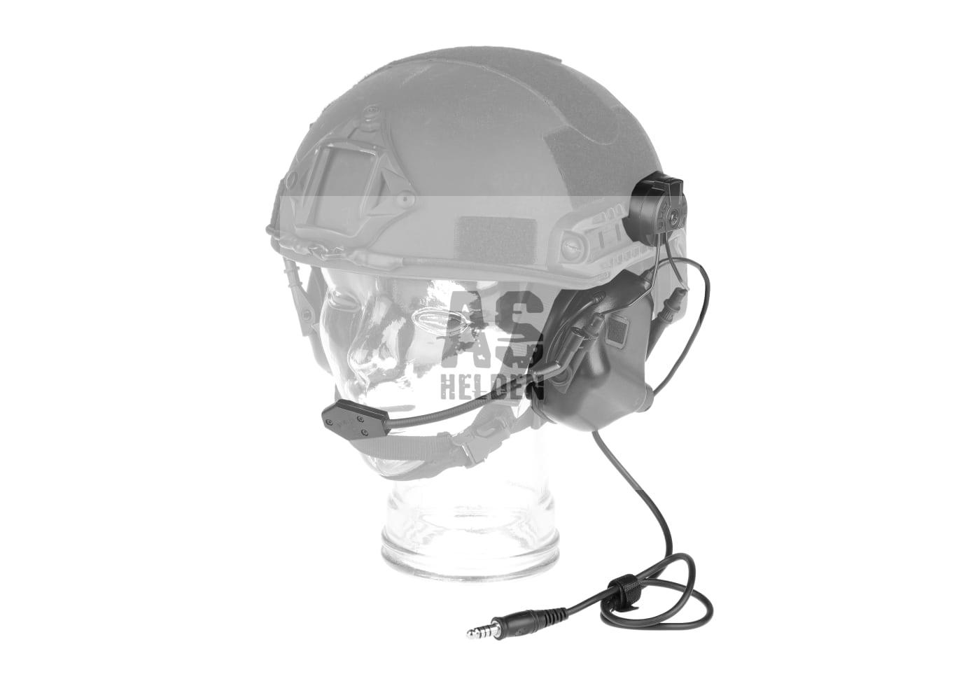 M32H Tactical Communication Hearing Protector FAST - Schwarz (Earmor)