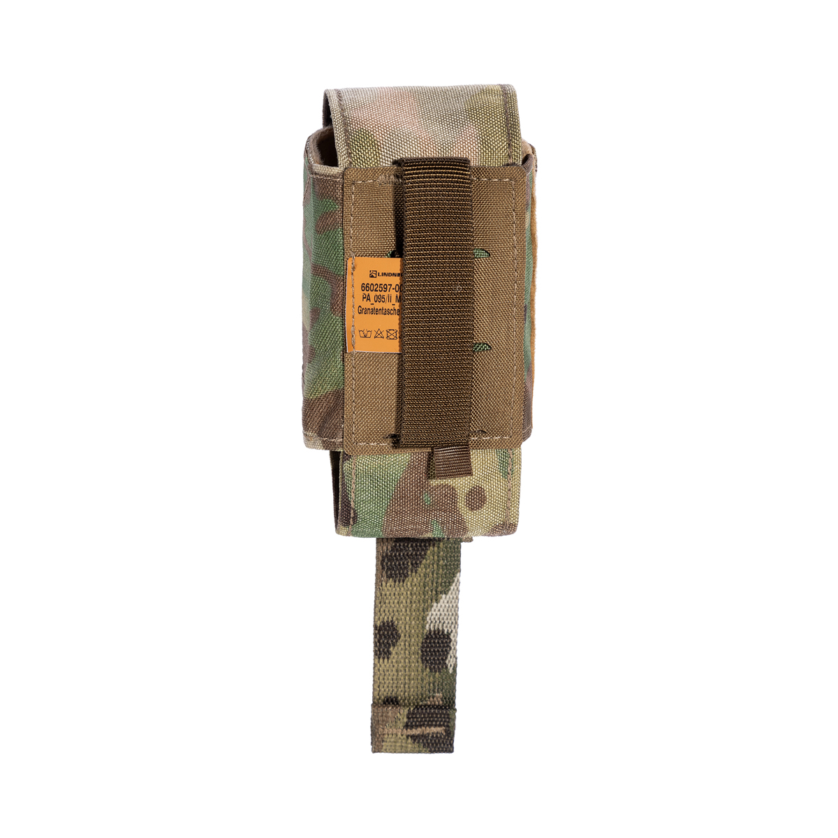 Lindnerhof Granatentasche Universal Tarnfarbene Airsoft-Magazintasche mit Klappverschluss und Befestigungsschlaufe.