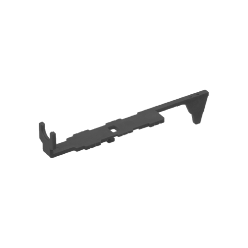 Airsoft Ersatzteil, schwarzes Gehäuseteil, zur Anpassung oder Reparatur geeignet.