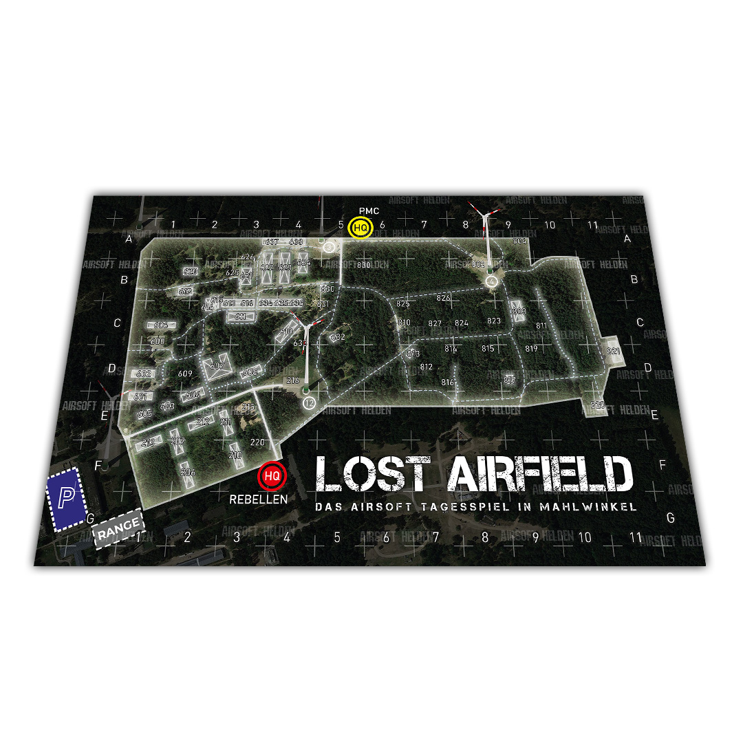 Taktikkarte Lost Airfield - S