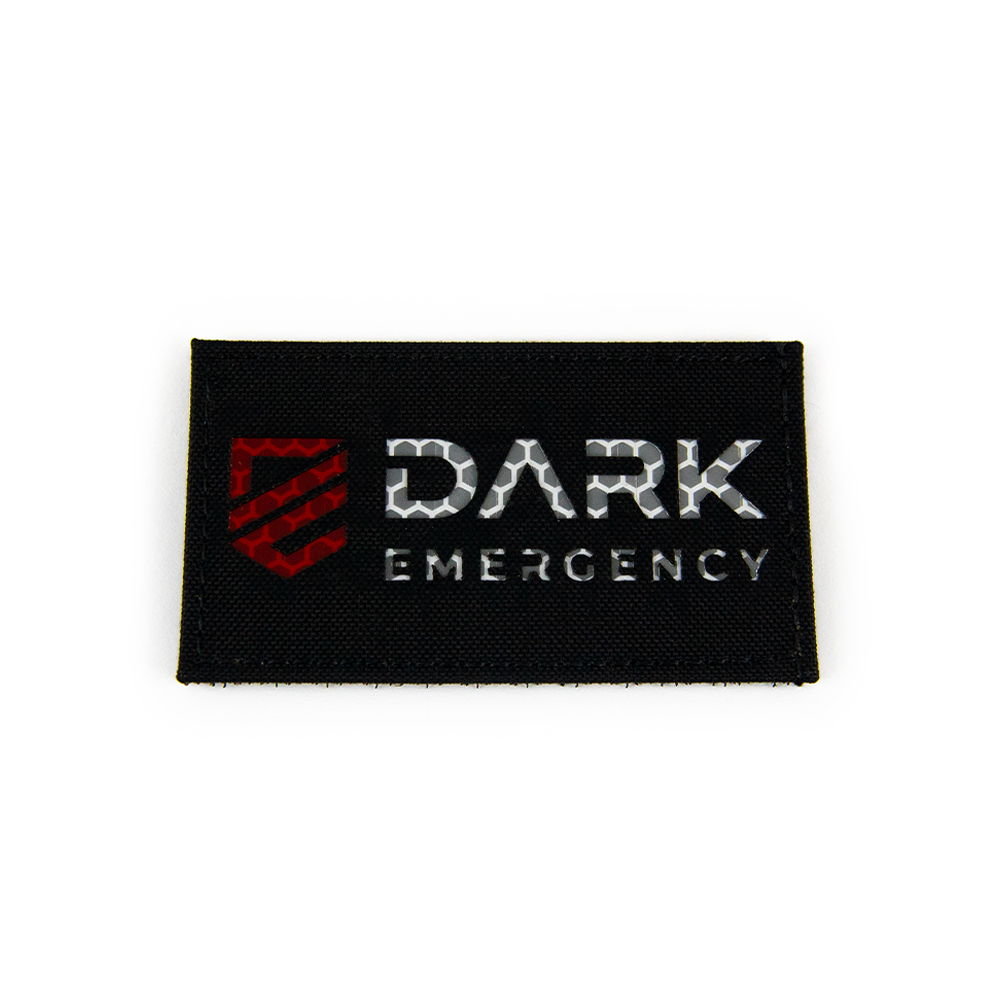 Dark Emergency - Laser Cut Patch reflektierend