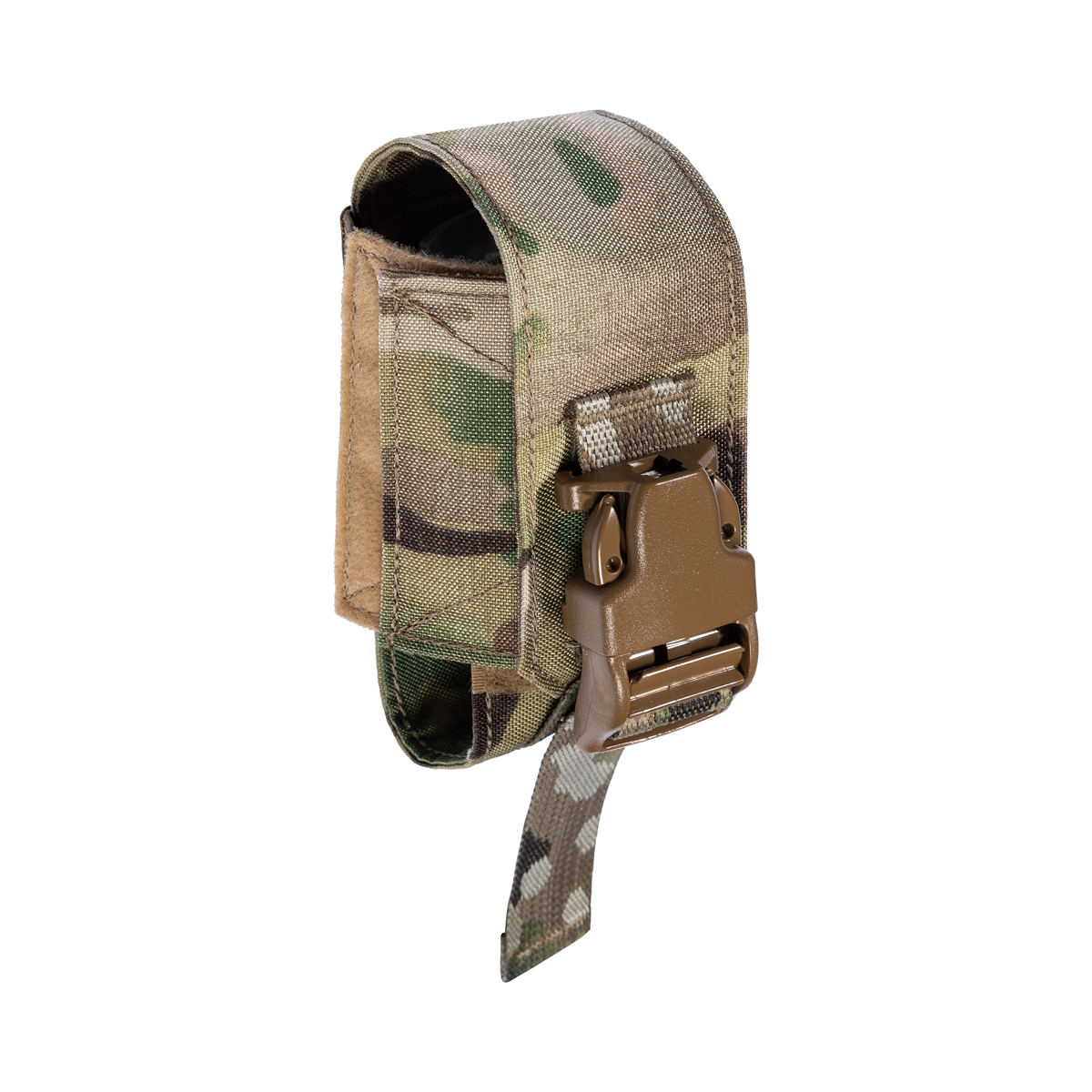 Lindnerhof Granatentasche Universal Tarnmuster Magazintasche mit Clipverschluss, ideal für Airsoft-Ausrüstung.
