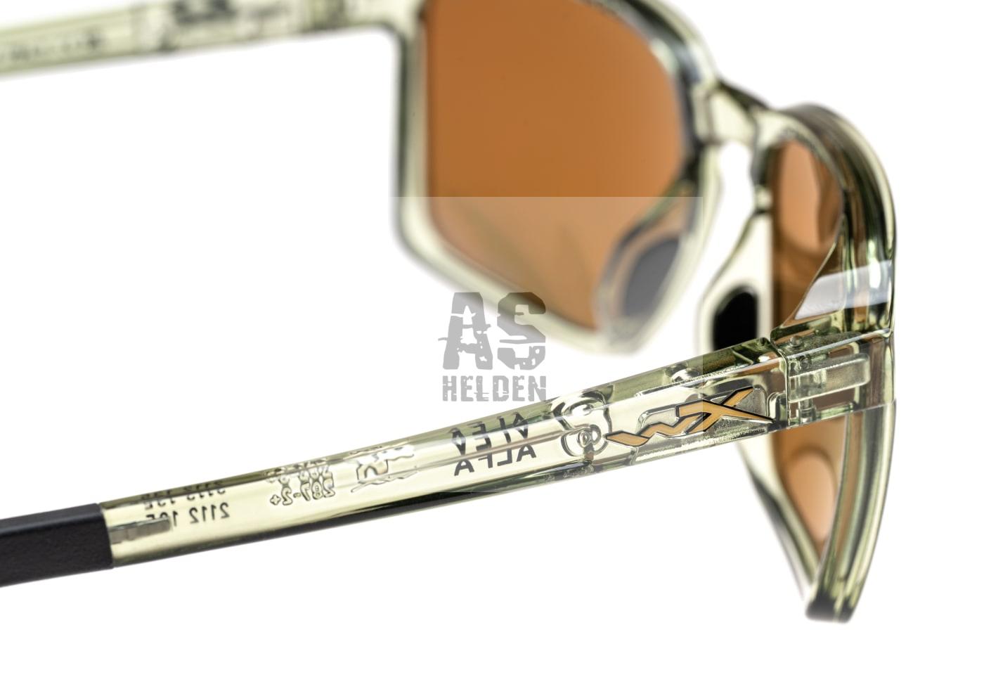 WX Alfa Captivate Polarized Bronze Mirror - Grün (Wiley X)