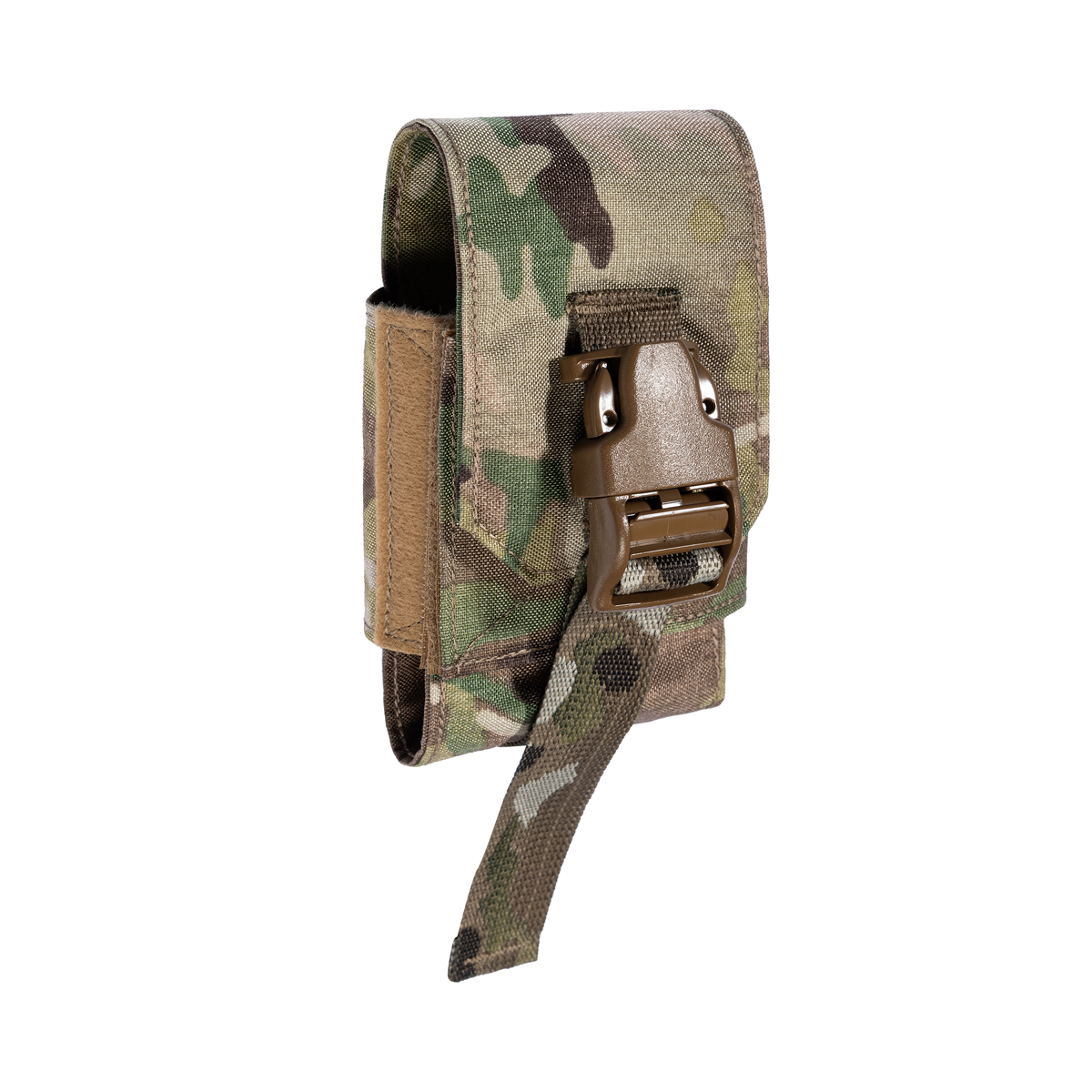 Lindnerhof Granatentasche Universal Tarnfarbene Airsoft-Tasche mit Schnalle, geeignet zur Befestigung an Ausrüstung.