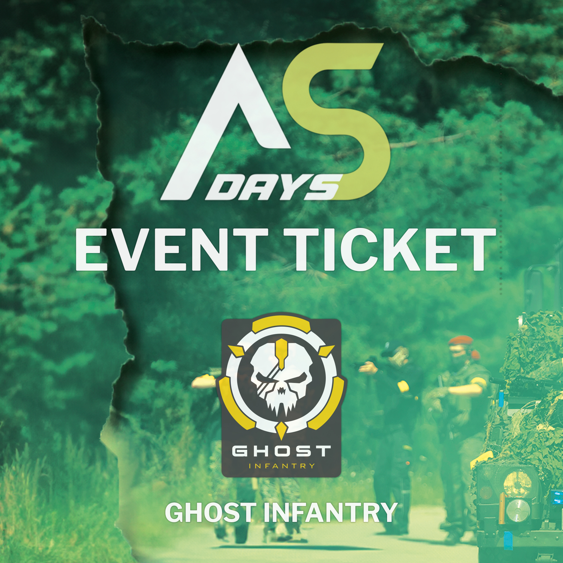 Airsoft Days 2025 - Event Ticket Spieler - Ghost Infantry