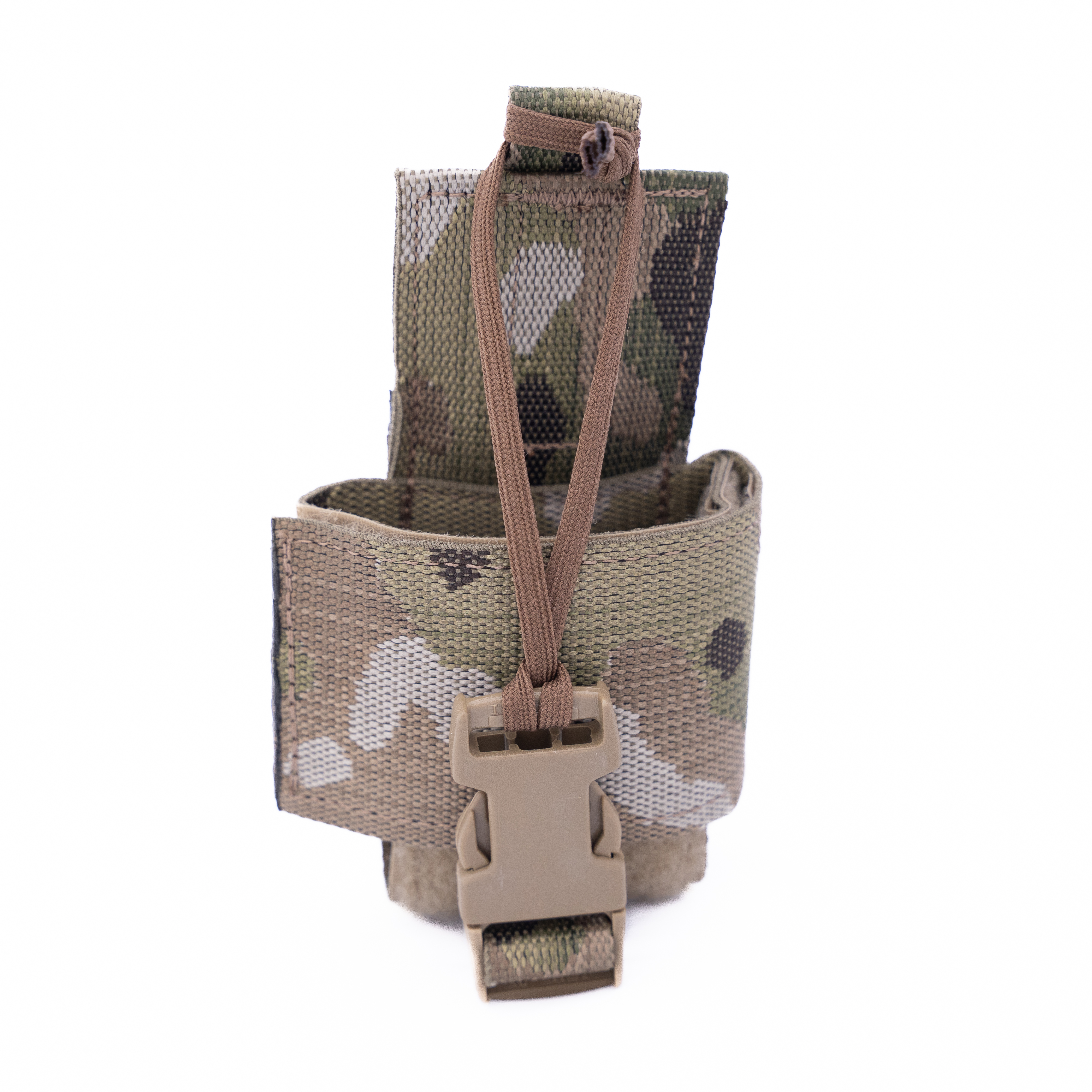 Funkgerätetasche klein PA017-2 Tarnfarbenes Airsoft-Magazintasche mit Schnalle und Gummiband aus robustem Material.