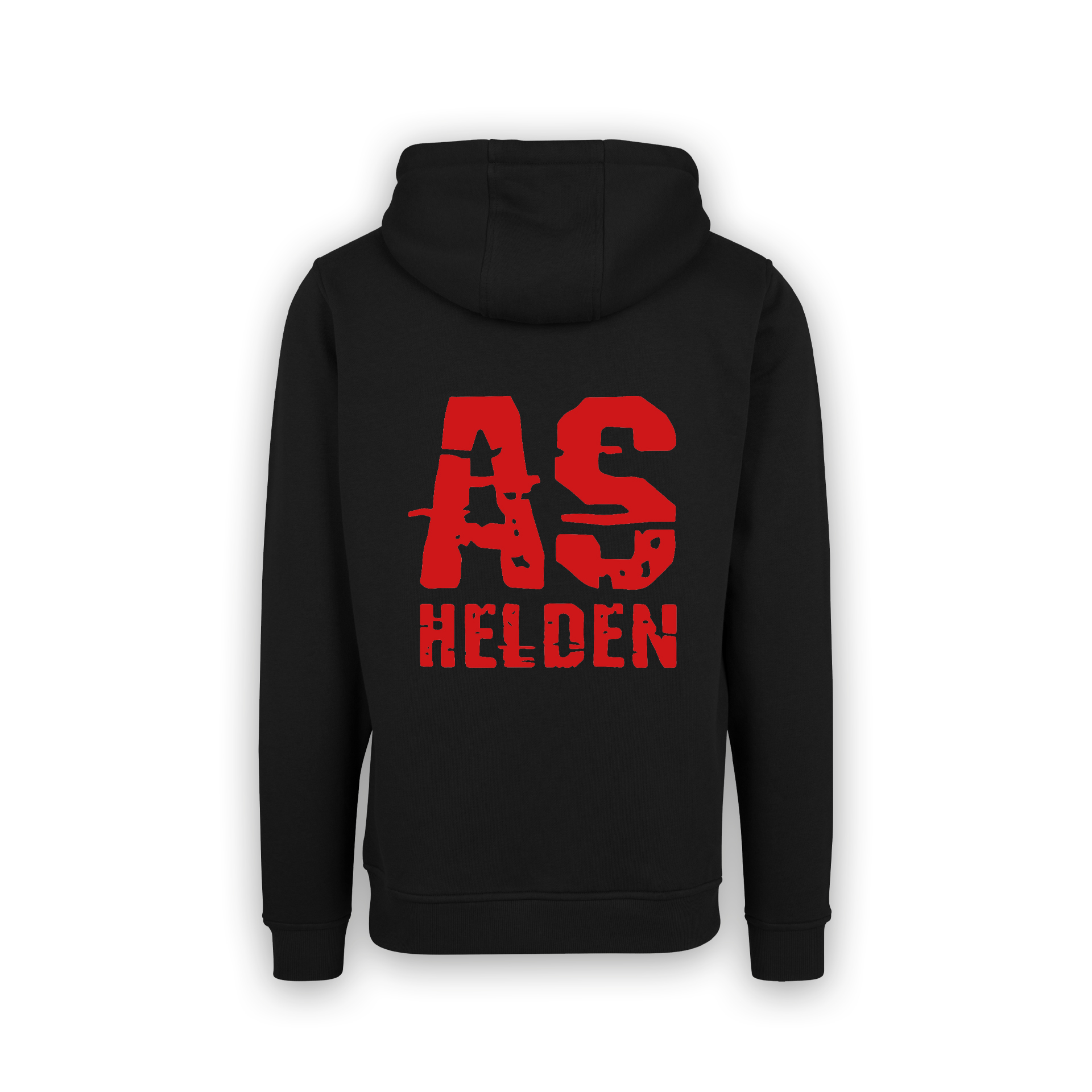 Airsoft Helden Hoodie schwarz mit rot