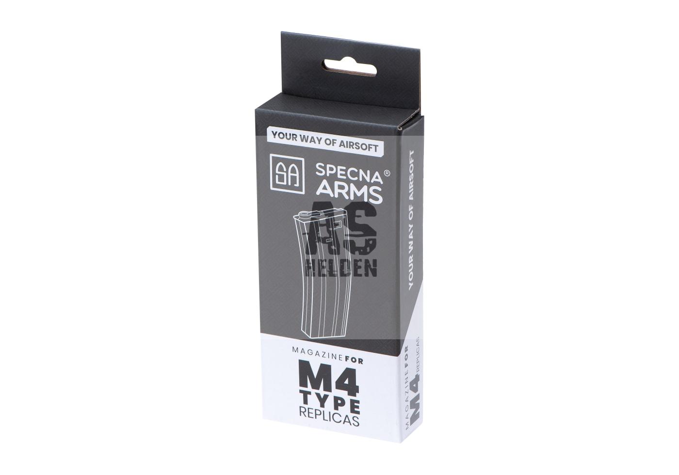 Magazine M4 Midcap Polymer 140rds - Grau (Specna Arms)