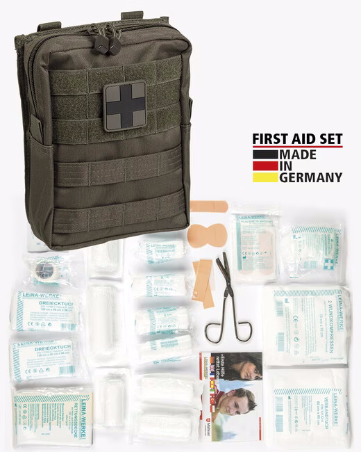 FIRST AID SET 'LEINA' PRO.43-TLG.LG OLIV