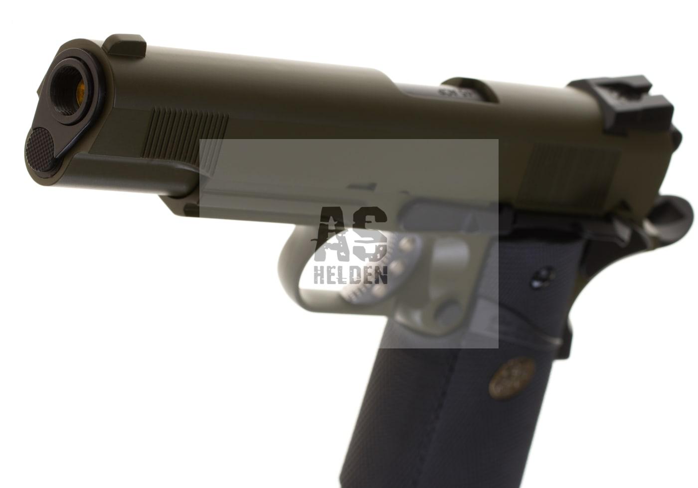 M1911 MEU Tactical Full Metal GBB - OD (WE)