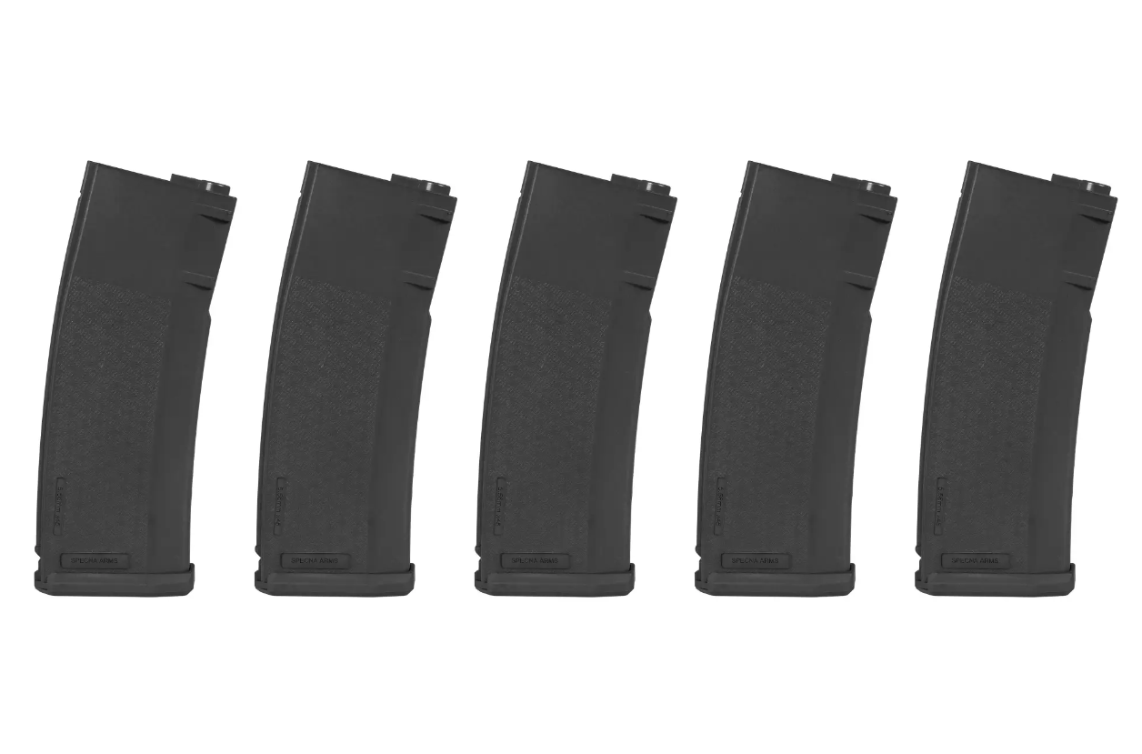 Specna Arms 5er Set S-Mag Mid-Cap Magazine 125 BBs black