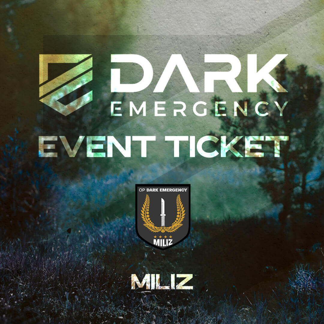 Dark Emergency 2025 - Event Ticket Spieler MILIZ