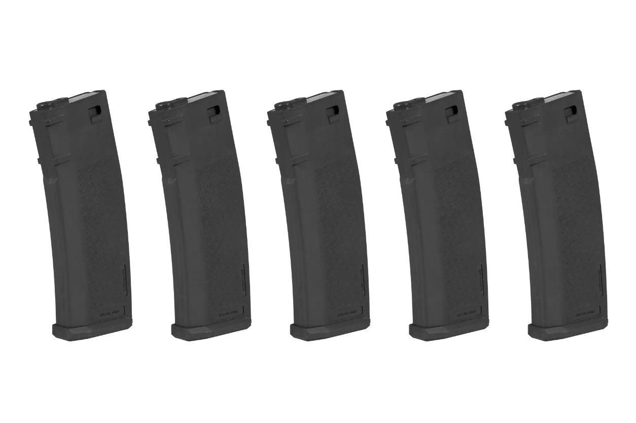 Specna Arms 5er Set S-Mag Mid-Cap Magazine 125 BBs black