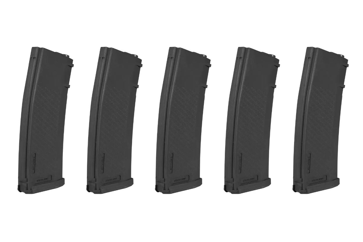 Specna Arms 5er Set S-Mag Mid-Cap Magazine 125 BBs black