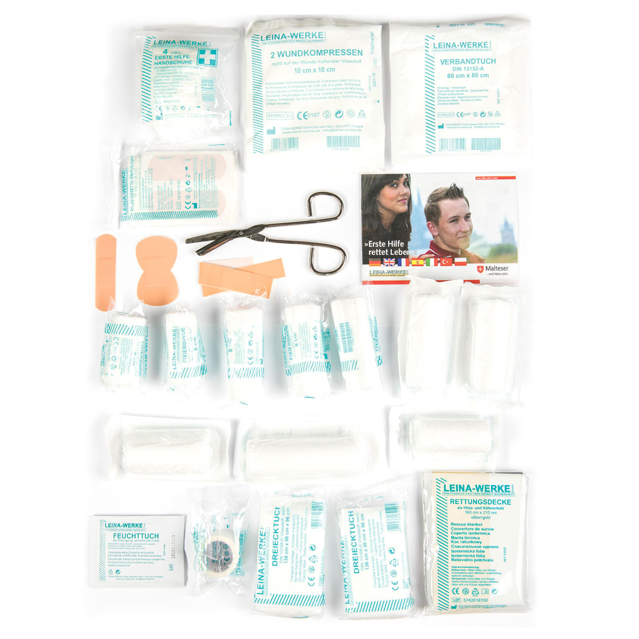 FIRST AID SET 'LEINA' PRO.43-TLG.LG SCHWARZ